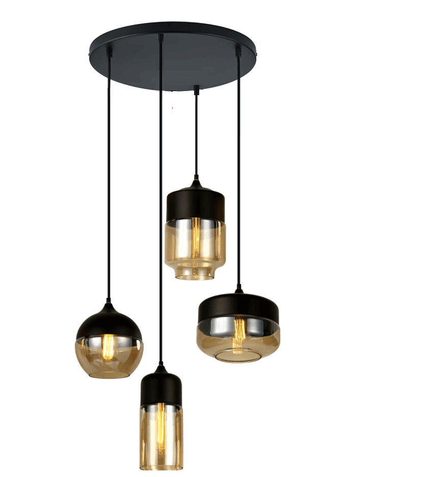 Nieuwe betekenis Hallo Gespecificeerd Sfeervolle Moorea hanglamp woonkamer - 4 lampen | KLIMliving